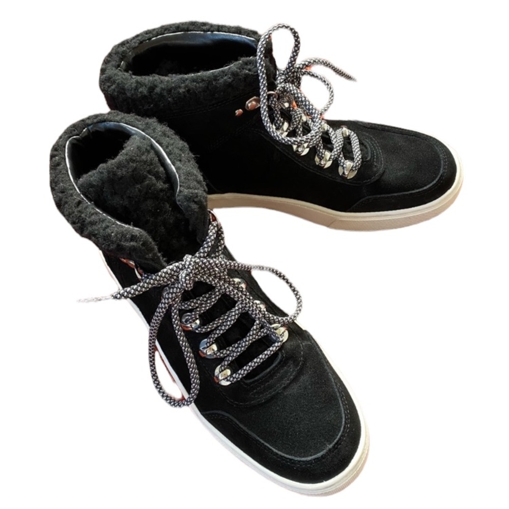 Marc Fisher Black High-Top Sneakers